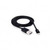 Cablu de date Technoware FCM17200, USB 2.0 - Lightning, 0.15m, Black