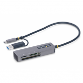 Card Reader Startech FCREADMICRO3V2, USB-A/USB-C, Gray