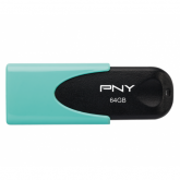 Memorie USB PNY Attache 4 Pastel 64GB, USB 2.0, Aqua