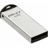 Memorie USB PNY Attache 2.0 64GB, USB 2.0, Black