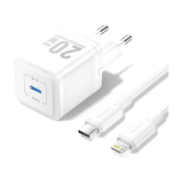 Incarcator retea Vention FEPW0-EU, 1 x USB-C, 20 W, White