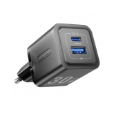 Incarcator retea Vention FEQB0-EU, 1x USB-C, 1x USB-A, 30W, Black