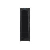 Rack Lanberg FF01-6842-12BL, 19inch, 42U, 600x800mm, Black