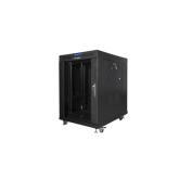 Rack Lanberg FF01-8015-12BL, 19inch, 15U, 800x1000mm, Black