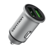 Incarcator Auto Vention FFAH0, 2 x USB-A, 18W, Gray