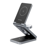 Incarcator Wireless Vention 3-in-1 FGFH0, USB-C, 15W, Gray
