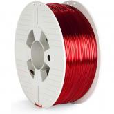 Filament Verbatim PET-G, 2.85mm, 1Kg, Red Transparent
