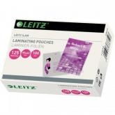 Folie pentru laminare Leitz iLAM MINI, 65 x 95 mm, 125 microni, 100buc/set