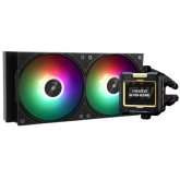 Cooler procesor Thermalright Frozen Warframe 240, ARGB LED, 2 x 120mm, Black