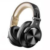 Casti cu microfon OneOdio A70 Fusion, 3.5 mm jack/6.35 mm jack/Bluetooth, Black-Gold