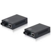 Convertor Media Level One FVT-1102 100MB, 1310/1550nm, Single-Mode, 20km, RJ45 - SC, 2 bucati