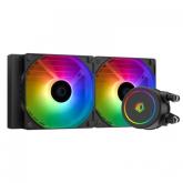 Cooler procesor ID-Cooling FX240 Black, aRGB LED, 2x 120mm