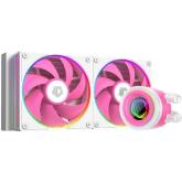 Cooler procesor ID-Cooling FX240 Infinity, ARGB LED, 120 mm, Pink