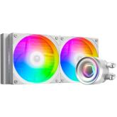 Cooler procesor ID-Cooling FX240 Infinity, ARGB LED, 120 mm, White