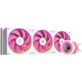 Cooler procesor ID-Cooling FX360 Infinity, ARGB LED, 3 x 120 mm, Pink