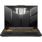 Laptop ASUS TUF Gaming F14 (2024) FX607VU-RL065, Intel Core 5 210H, 16 inch, RAM 16 GB, SSD 1 TB, nVidia GeForce RTX 4050 6 GB, No OS, Mecha Gray