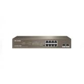 Switch IP-COM G1110P-8-150W, 8 porturi, PoE