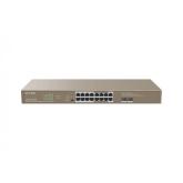 Switch IP-COM G1118P-16-250W, 16 porturi, PoE