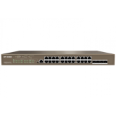 Switch IP-COM G5328P-24-410W, 24 porturi, PoE