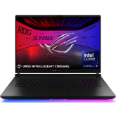 Laptop ASUS ROG Strix SCAR 18 MiniLED (2025) G835LW-SA061, Intel Core Ultra 9 275HX, 18 inch, RAM 32GB, SSD 2 x 2 TB, nVidia GeForce RTX 5080 16 GB, No OS, Off Black