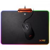 Kit Mouse Optic ADATA INFAREX M10, RGB LED, USB, Black + Mouse Pad INFAREX R10, Black