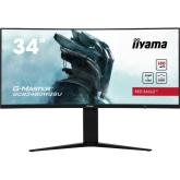 Monitor LED Curbat Iiyama G-Master Red Eagle GCB3480WQSU-B1, 34inch, 3440x1440, 0.4ms, Black