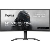 Monitor LED Iiyama Black Hawk G-MASTER GCB3482WQSU-B1, 34 inch, 3440 x 1440 pixeli, 0.6 ms, Black