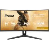 Monitor LED Curbat Iiyama G-Master Gold Phoenix GCB3486WQSCP-B1, 34 inch, 3440 x 1440 pixeli, 0.4 ms, Black