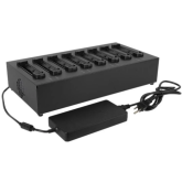 Statie de incarcare Getac pentru acumulator Tableta K120, 8 sloturi, Black