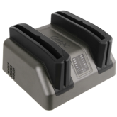 Statie de incarcare Getac GCMCEE pentru acumulator Tableta A140, 2 sloturi, Black-Grey