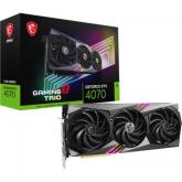 Placa video MSI nVidia GeForce RTX 4070 GAMING X TRIO 12GB, GDDR6X, 192bit