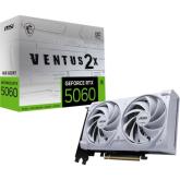 Placa video MSI nVidia GeForce RTX 5060 VENTUS 2X OC WHITE 8GB, GDDR7, 128 bit