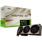 Placa video MSI nVidia GeForce RTX 5070 INSPIRE 3X OC 12GB, GDDR7, 192 bit