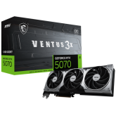 Placa video MSI nVidia GeForce RTX 5070 VENTUS 3X OC 12 GB, GDDR7, 192 bit