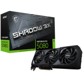 Placa video MSI nVidia GeForce RTX 5080 SHADOW 3X 16 GB, GDDR7, 256 bit