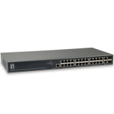 Switch Level One GEP-2682, 24 porturi, PoE