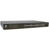 Switch Level One GEP-2821, 24 porturi, PoE