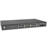 Switch Level One GEP-2841, 24 porturi, PoE