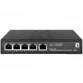 Switch Level One GES-2105P, 5 porturi, PoE