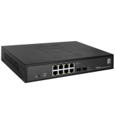 Switch Level One GES-2110P, 8 porturi, PoE