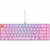 Tastatura Glorious PC Gaming Race GLO-GMMK2-65-FOX-P, RGB LED, USB-C, Pink