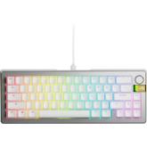 Tastatura Glorious PC Gaming Race GMMK 3 PRO HE 65% Prebuilt - Fox HE Switches, RGB LED, USB-C, Silver