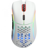 Mouse Optic Glorious PC Gaming Race Glorious Model D Wireless, USB, Matte White