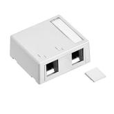 Priza dubla Leviton echipata UTP RJ45 Cat5e, 2 porturi