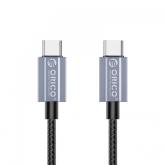 Cablu de date Orico GQA100-15-BK, USB-C male - USB-C male, 1.5m, Black