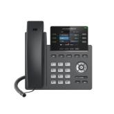 Telefon IP Grandstream GRP2613W, 6 conturi SIP, 6 linii, PoE, Black