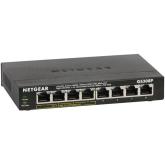 Switch Netgear GS308P, 8 porturi (4 PoE)
