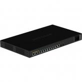 Switch Netgear GSM4212UX, 10 porturi
