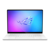 Laptop ASUS ROG Zephyrus G16 (2025) GU605CW-QR130, Intel Core Ultra 9 285H, 16 inch, RAM 64 GB, SSD 2 TB, nVidia GeForce RTX 5080 16 GB, No OS, Platinum White