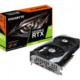 Placa video Gigabyte nVidia GeForce RTX 3050 WINDFORCE OC 8GB, GDDR6, 128bit